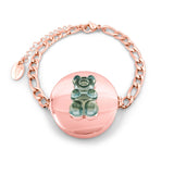 Gummy Bear Lip Balm Bracelet in Rose Gold