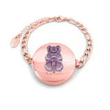 Gummy Bear Lip Balm Bracelet in Rose Gold