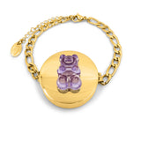 Gummy Bear Lip Balm Bracelet in 14K Gold