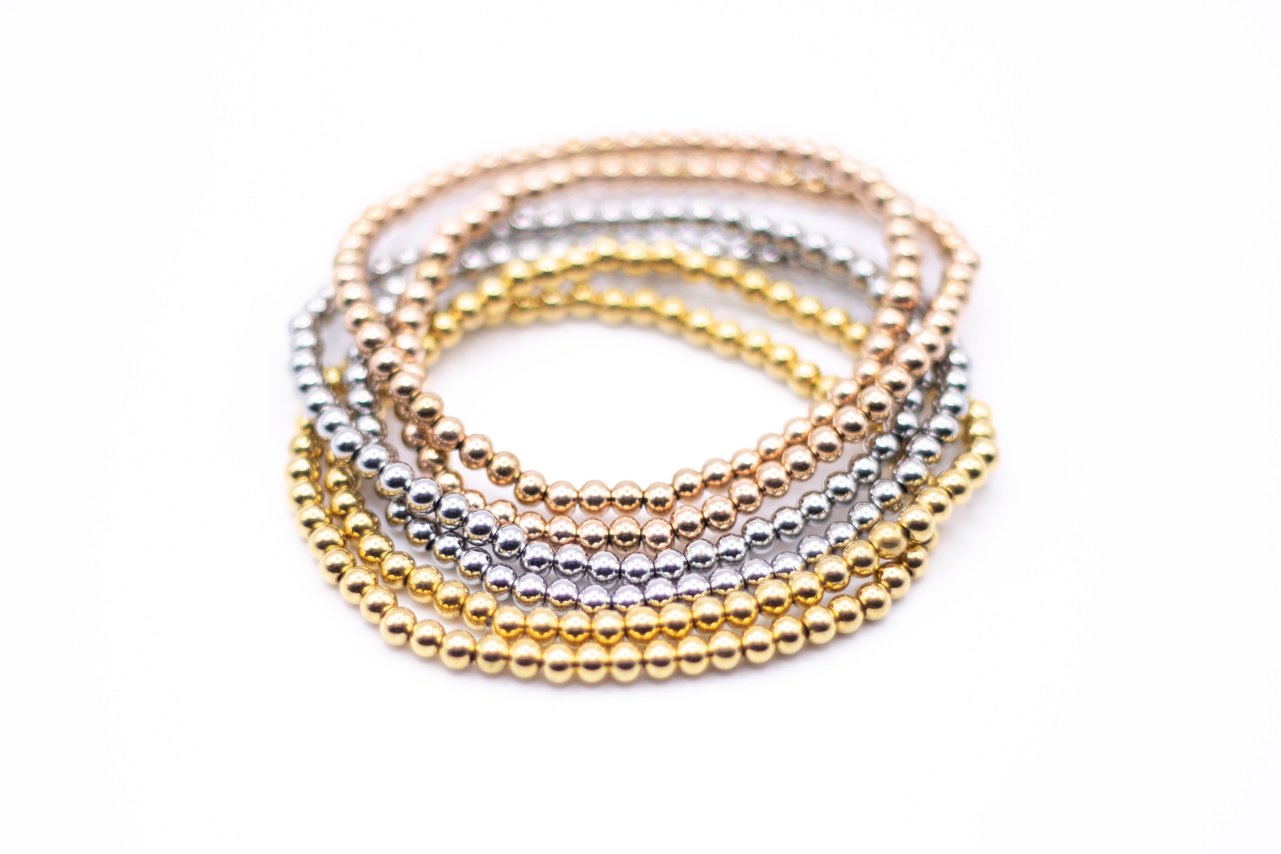 Stackable Bracelet in 14K Gold - getbalmy