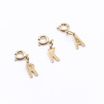 Letter Charms in 14K Gold - getbalmy