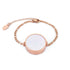 Mini Mother of Pearl Lip Balm Bracelet in Rose Gold - getbalmy