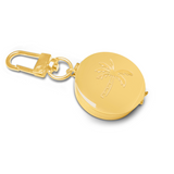 Palm Lip Balm Key Ring in 14K Gold