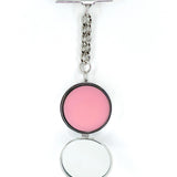 Mother of Pearl Lip Balm Fob in White Gold - getbalmy