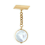 Mother of Pearl Lip Balm Fob in 14K Gold - getbalmy