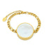 Mother of Pearl Lip Balm Bracelet in 14K Gold - getbalmy