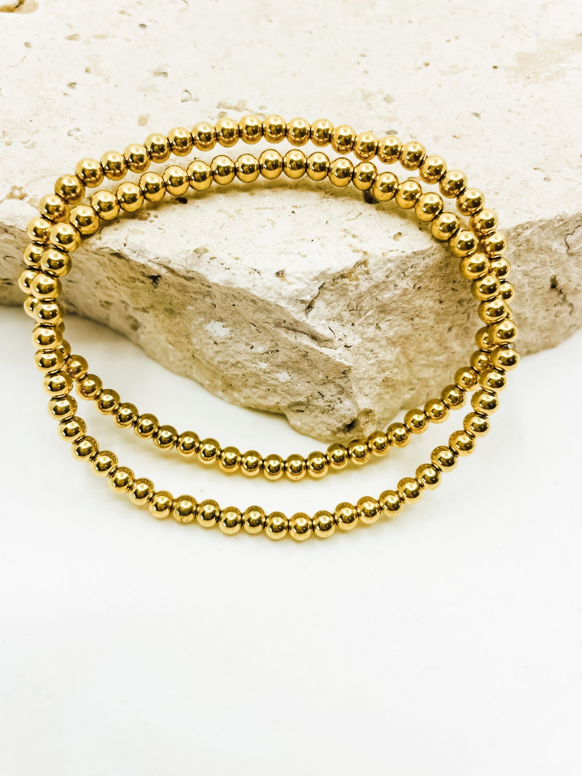 Stackable Bracelet in 14K Gold - getbalmy