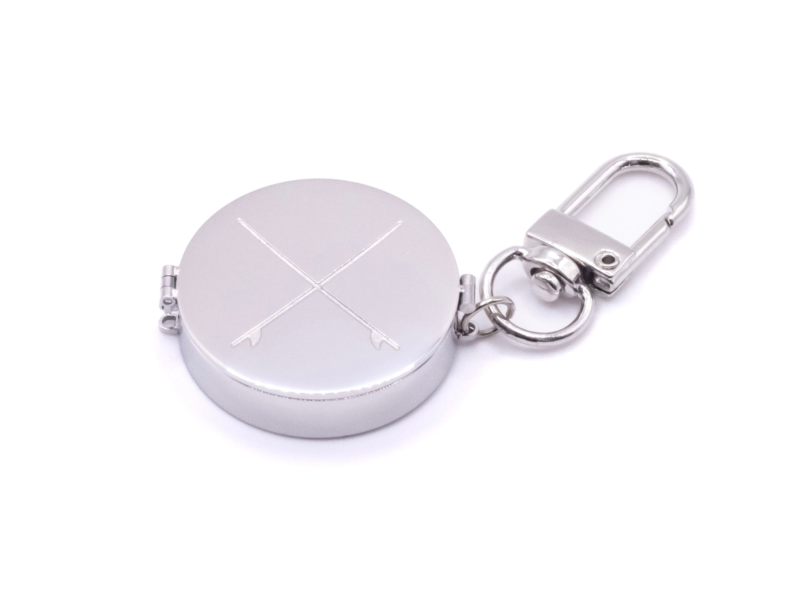 Surf Lip Balm Key Ring in White Gold - getbalmy