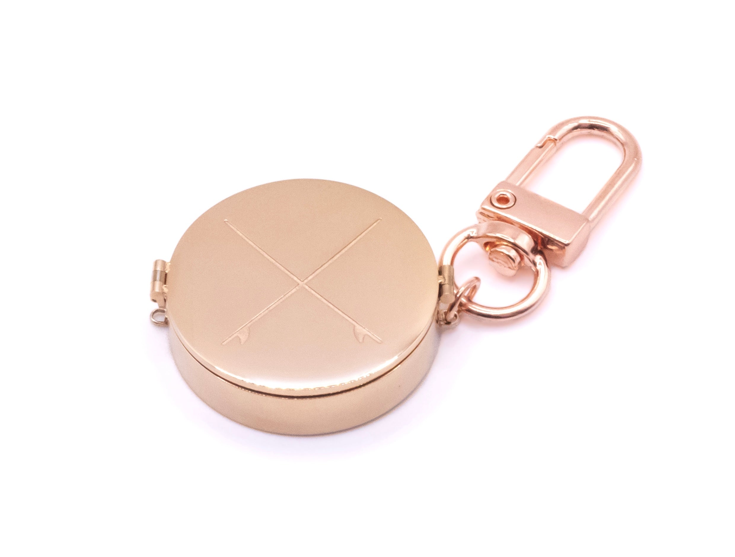 Surf Lip Balm Key Ring in Rose Gold - getbalmy